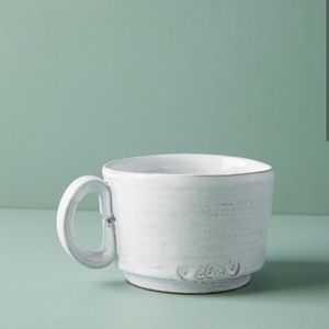 Anthropologie Earthenware Galestro Mug (set of 2)